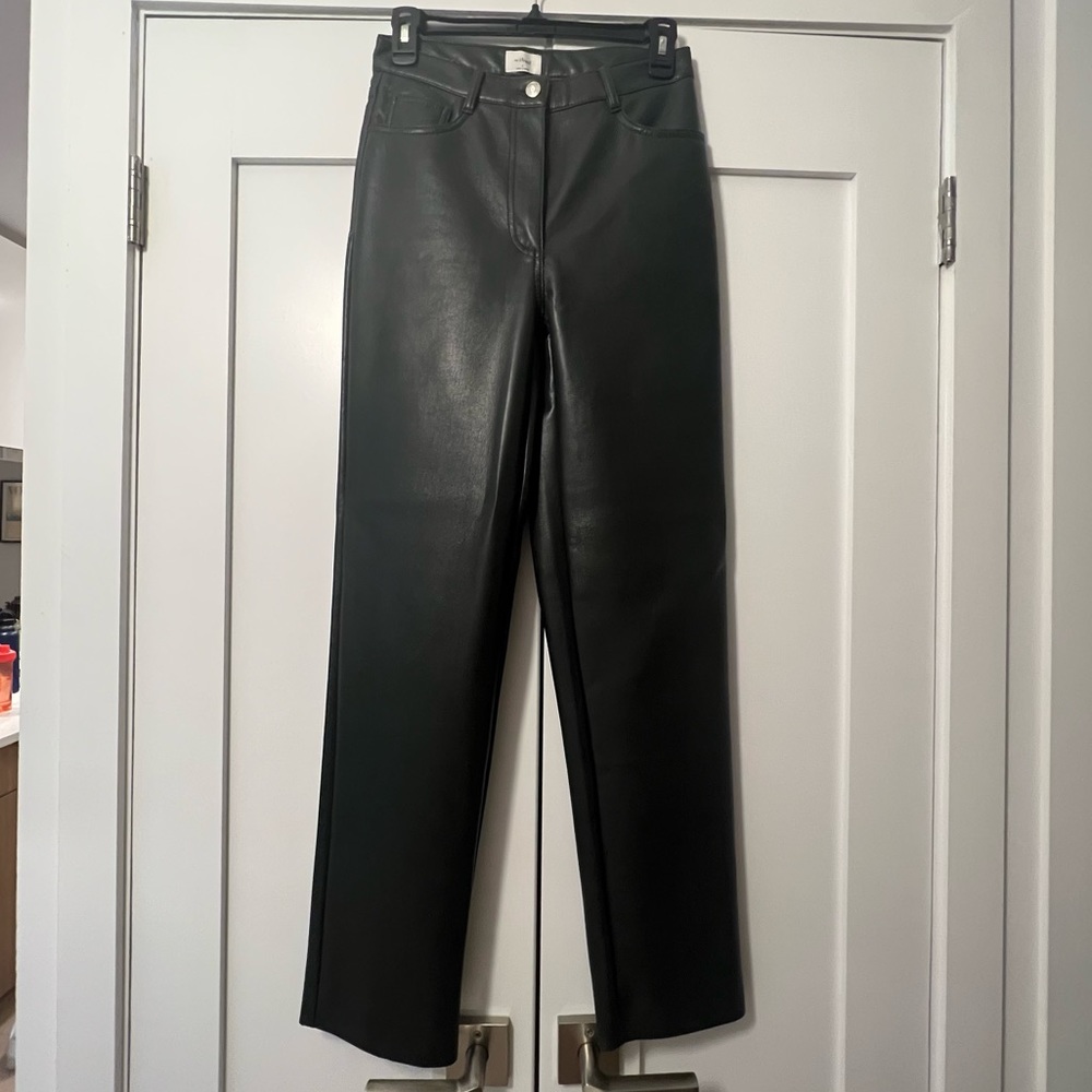 NWOT Wilfred Melina Vegan Leather Pants